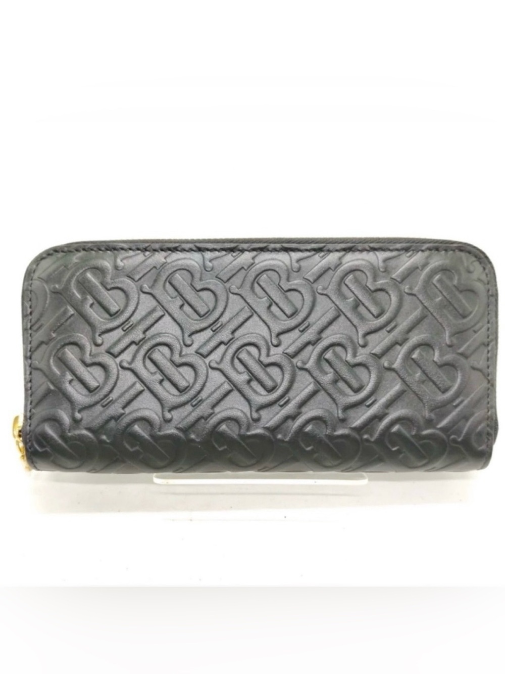 Burberry Black Leather Zip
Around Wallet